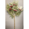 Xmas Spray with Red Berries 24"